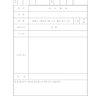 국제우편물신청서 국제우편물신청서